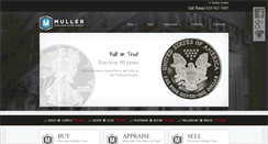 Desktop Screenshot of mullerrarecoins.com